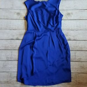 Vince Camuto Stunning Blue Illusion Wrap Dress I